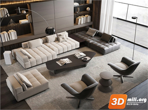 Sofa Minotti Skp Files 